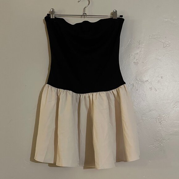 NWOT Colorblock Tube Mini Dress - Picture 2 of 3